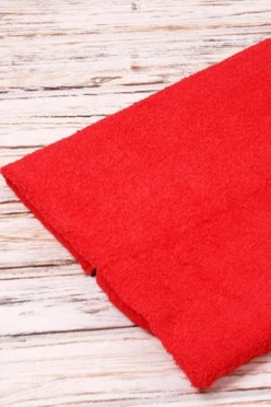 Полотенце махровое 70х140 см (Ituma), однотонное красное