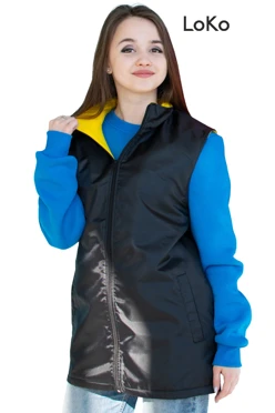 Жилет Райли с подкладом из флиса унисекс, однотонный