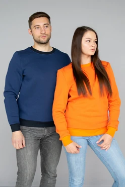 Свитшот Тревис из футера унисекс, однотонный