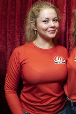 Лонгслив Гэлэкси Плюс женский из примы с полной запечаткой "Краснодар Штурм"