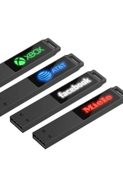 Флешка markBright Black с подсветкой 32 Гб