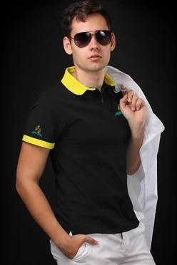 Поло Найт унисекс комбинированная "SDA"