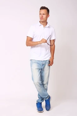 Поло Марс унисекс однотонная