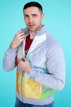 Толстовка Оскар из футера унисекс, с частичной запечаткой "Winner"