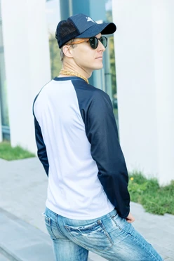 Лонгслив Спэйс Плюс унисекс из ложной сетки-130 с полной запечаткой