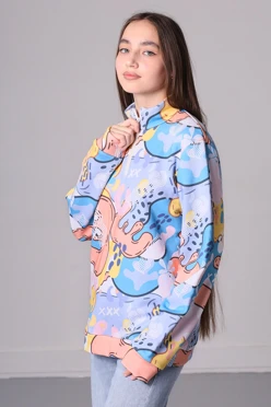 Толстовка Меган унисекс из футера хб с полной запечаткой