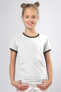 Футболка Атлетик детская, однотонная белая