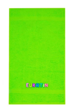 Полотенце махровое 40х70 см с вышивкой (Ituma), салатовое