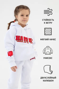 Худи Майк из футера детская, однотонная