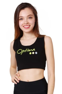 Майка Спорт Мини женская однотонная "Optima"