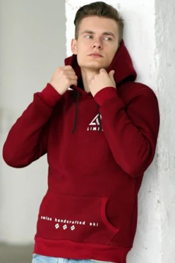 Худи Майк из футера унисекс, однотонная "Limpid"